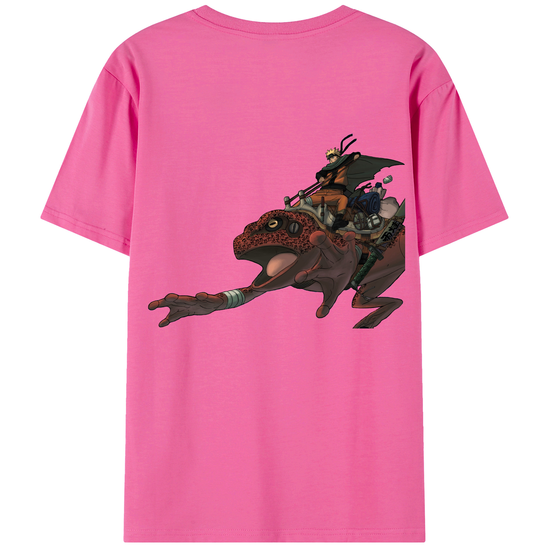 （画像用） NARUTO -ナルト- うずまき ナルト Uzumaki Naruto レディース半袖Tシャツ(バックプリント)